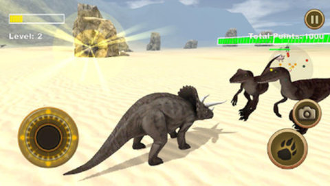 侏罗纪三角龙生存模拟