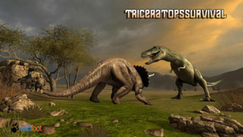 侏罗纪三角龙生存模拟