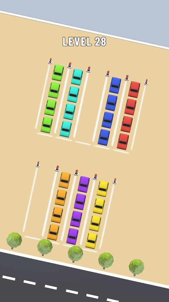 排序汽车拼图（Sort Car Puzzle）