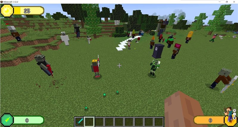 我的世界植物大战僵尸模组（MinecraftVSZombies2）