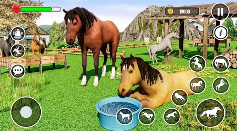 虚拟野马动物模拟器