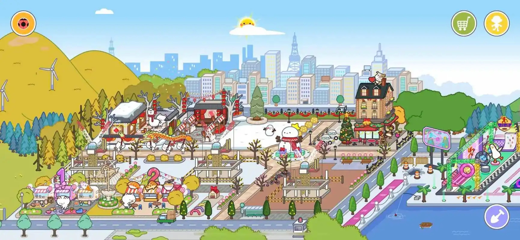 类似米加小镇的游戏