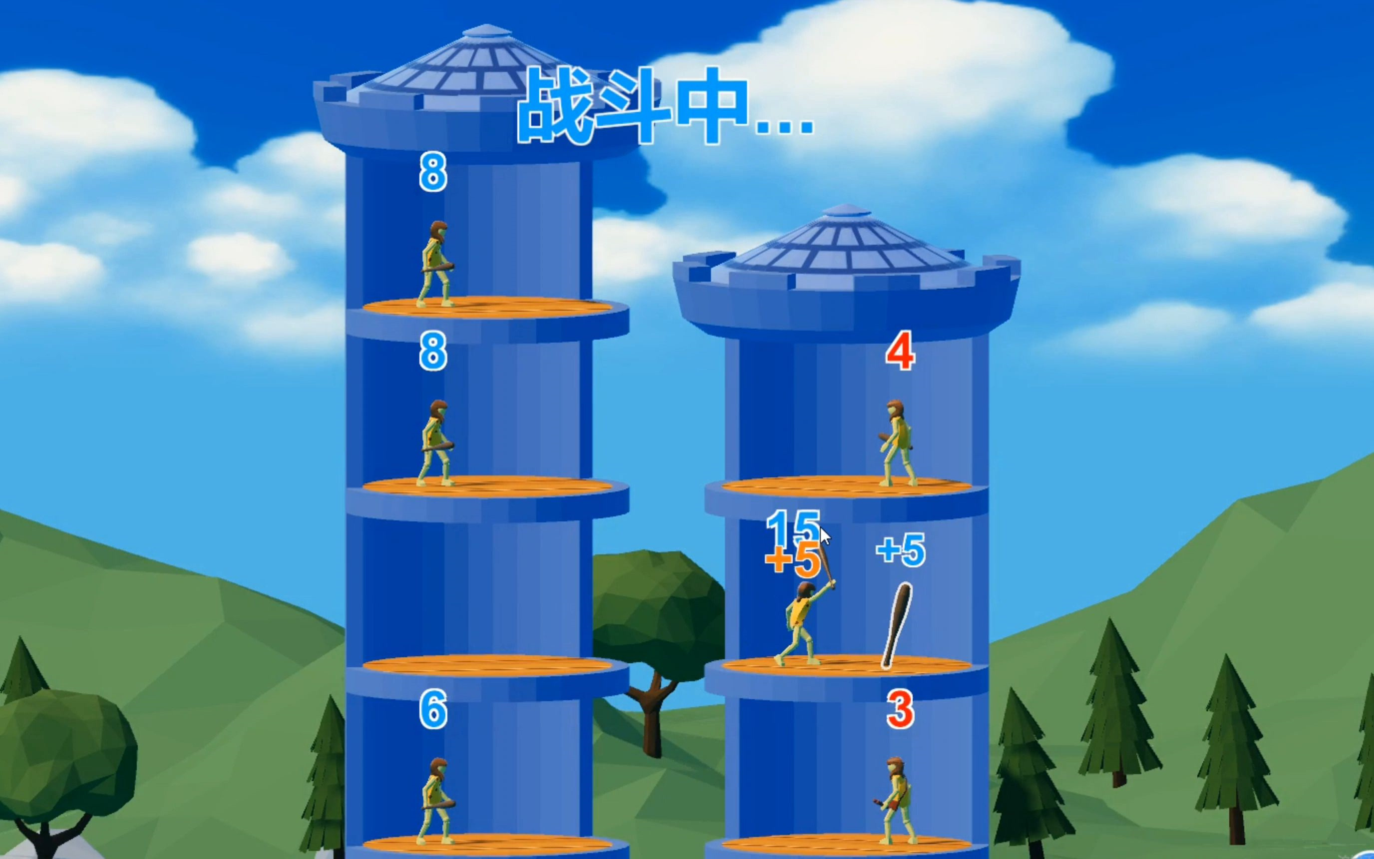 一层一层打怪闯塔游戏