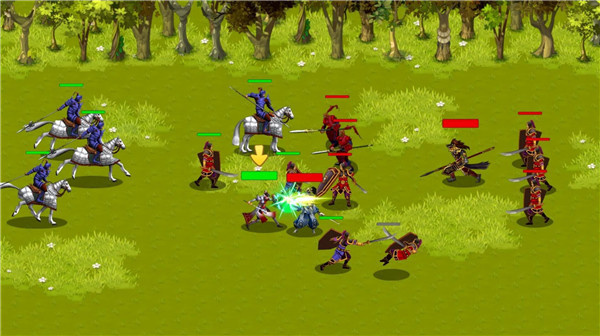 放置兵种的战争塔防游戏